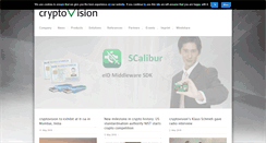 Desktop Screenshot of cryptovision.com